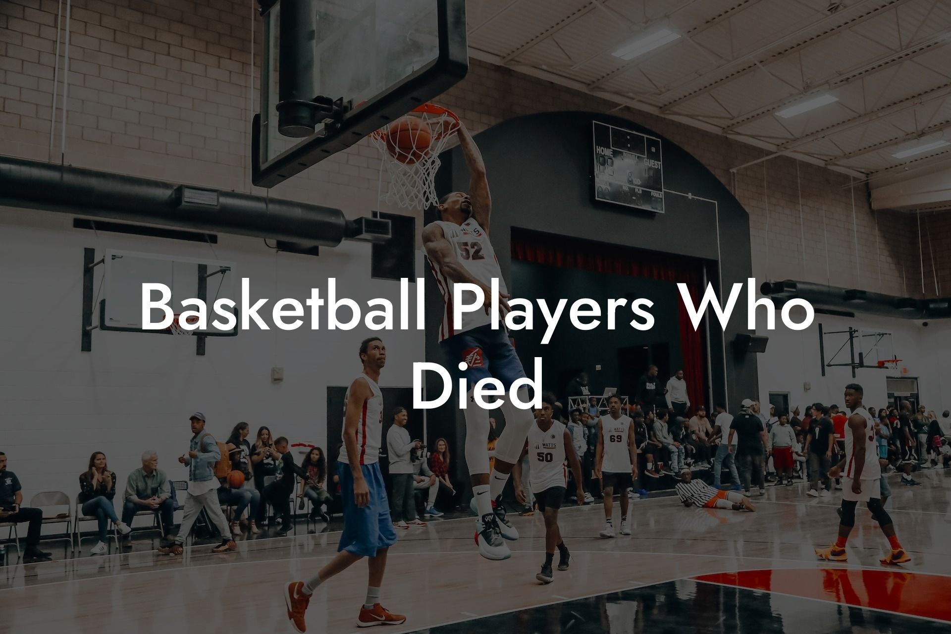 Basketball Players Who Died Triple Threat Tactics Everything Basketball