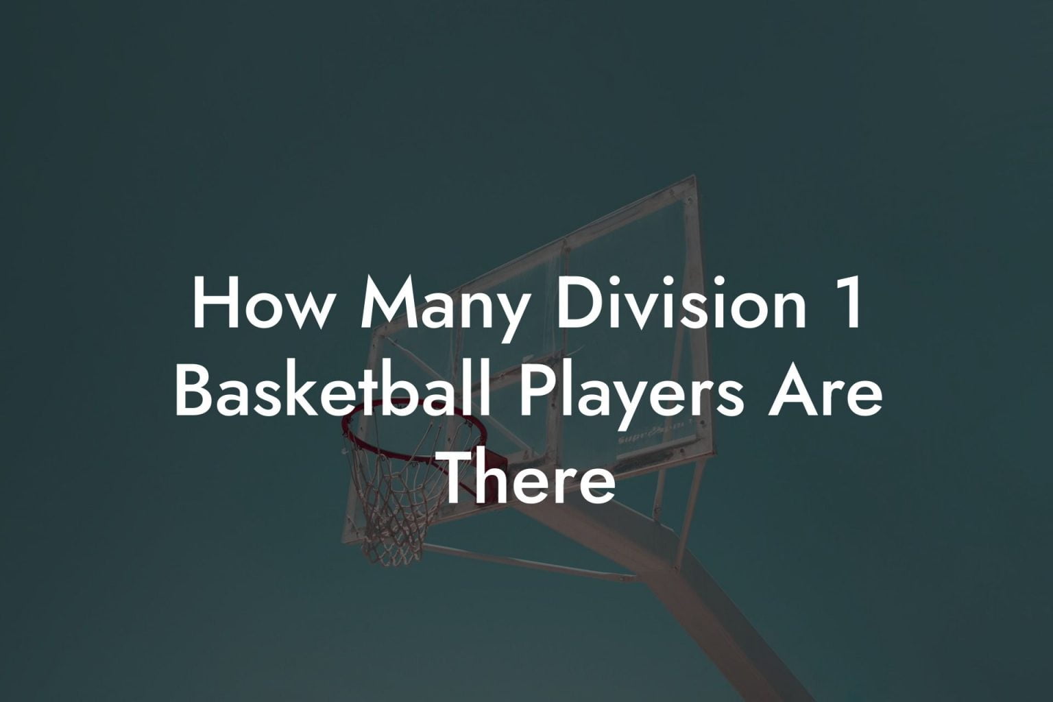 How Many Division 1 Basketball Players Are There - Triple Threat ...